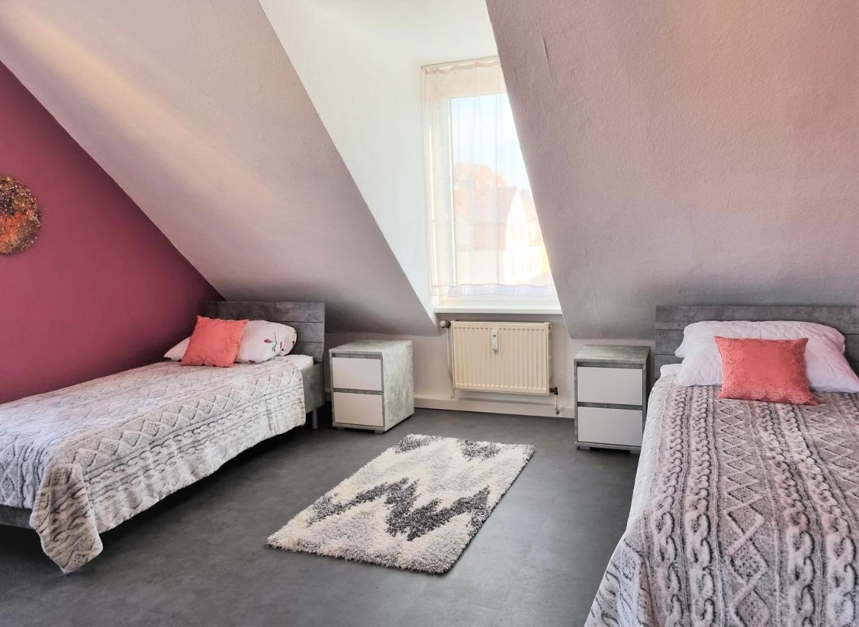 Apartment Bayreuth, Grosse Ferienwohnung Im Haus Mit Kunst, 3 Schlafzimmer, Kueche, Parkplatz ภายนอก รูปภาพ